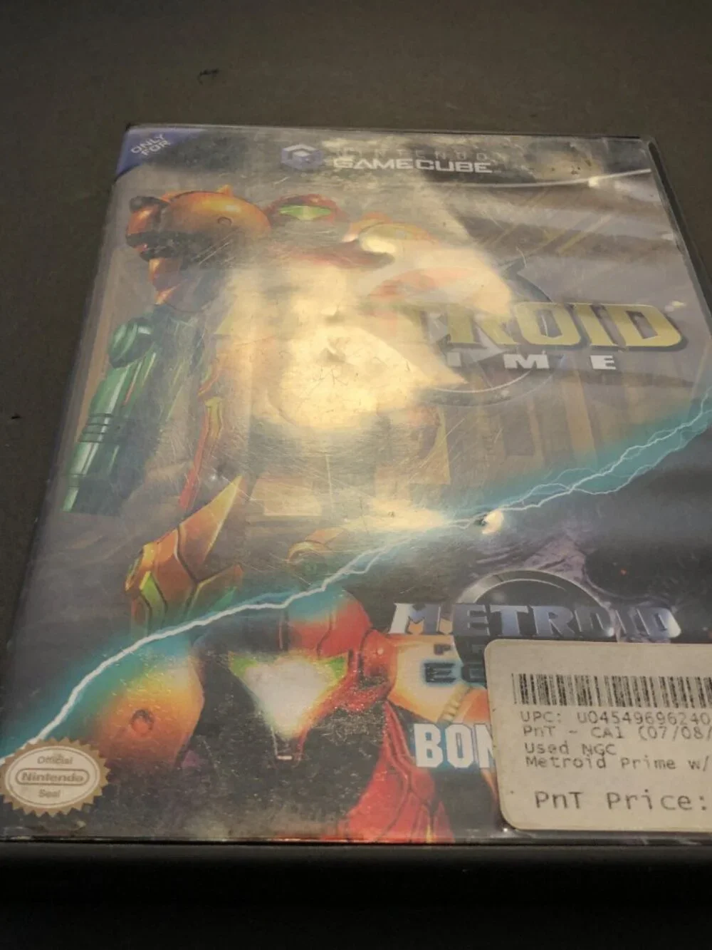 Nintendo Metroid Prime Game with Bonus Metroid Prime 2 Demo Game CIB TESTED